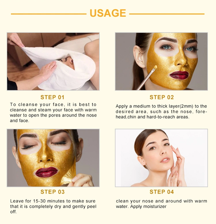 Anti Wrinkle SPA Korea Beauty Products for Women 24K Gold Collagen Facial Mask