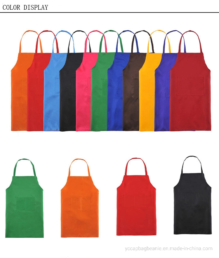 Wholesale Custom Unfiorm Promotion Blank Bib Kitchen Resterant Apron