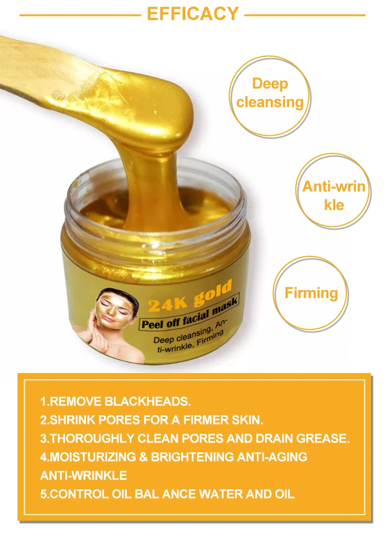 Anti Wrinkle SPA Korea Beauty Products for Women 24K Gold Collagen Facial Mask