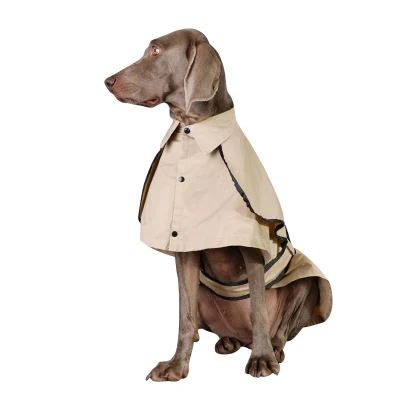 Vêtements pour chiens grand chien coupe-vent mince pour animaux de compagnie Cape pour chien