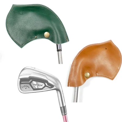 Couvre-chef de Golf en cuir PU personnalisé, couvre-tête en fer imperméable, protection de tête de Golf